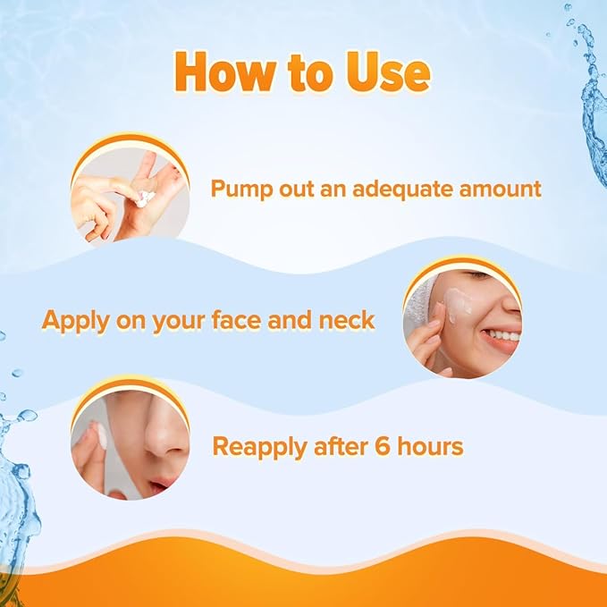 Aqualogica Glow+ Dewy Sunscreen Papaya & Vitamin C Spf 50+ PA+++++ 80g