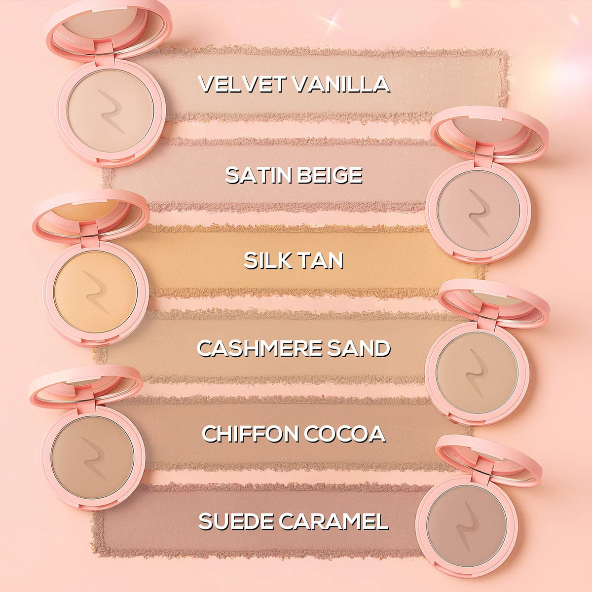 RENEE Lumi Glow Highlighting Compact with 3D Glow For Luminous Skin 9g Satin Beige