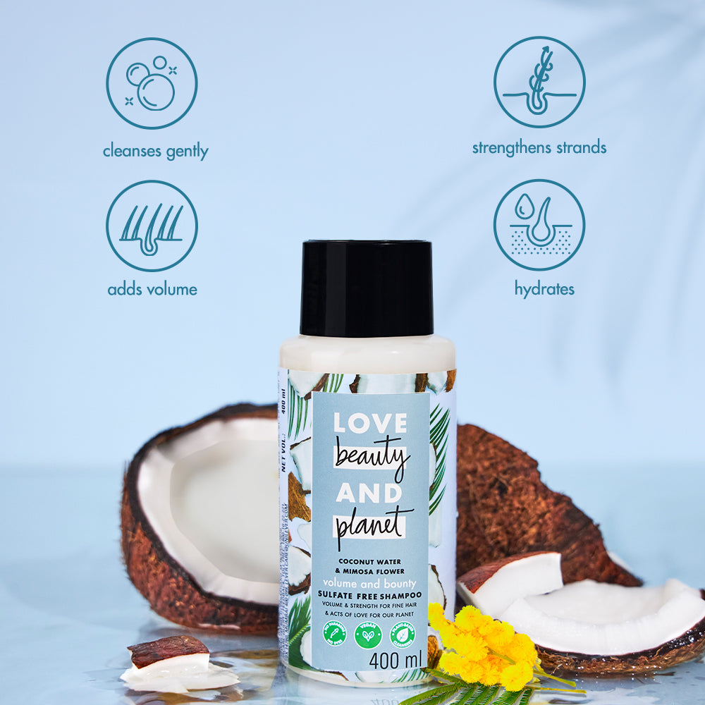 Love Beauty & Planet Coconut Water & Mimosa Flower Shampoo - 400 ml