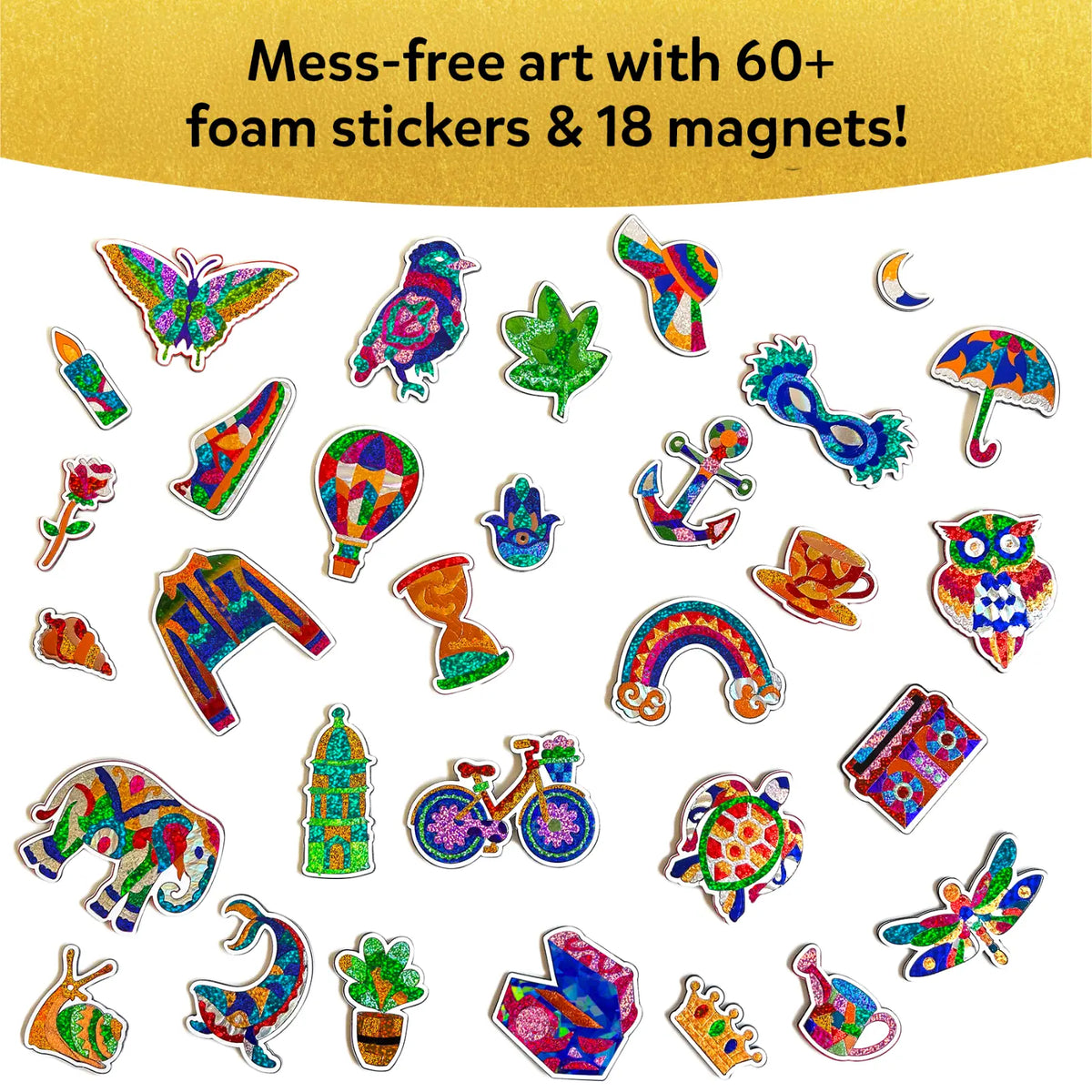 Skillmatics Foil Fun Pretty Patterns | No Mess Art Kit (Ages 7+)