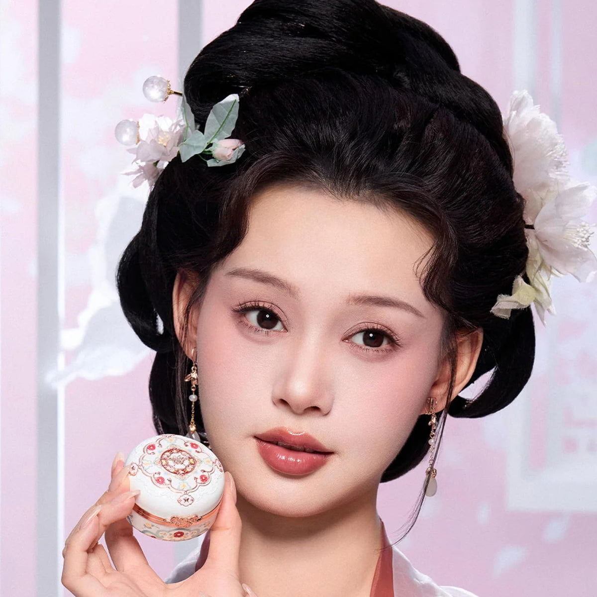 Flower Knows Butterfly Cloud Collar Rouge Box Blush Duo 05 Pearwood