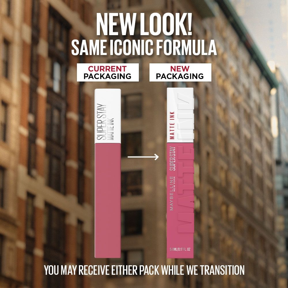 Maybelline New York Super Stay Matte Ink Liquid Lipstick, Lasts Up to 16 Hours - 15 Lover