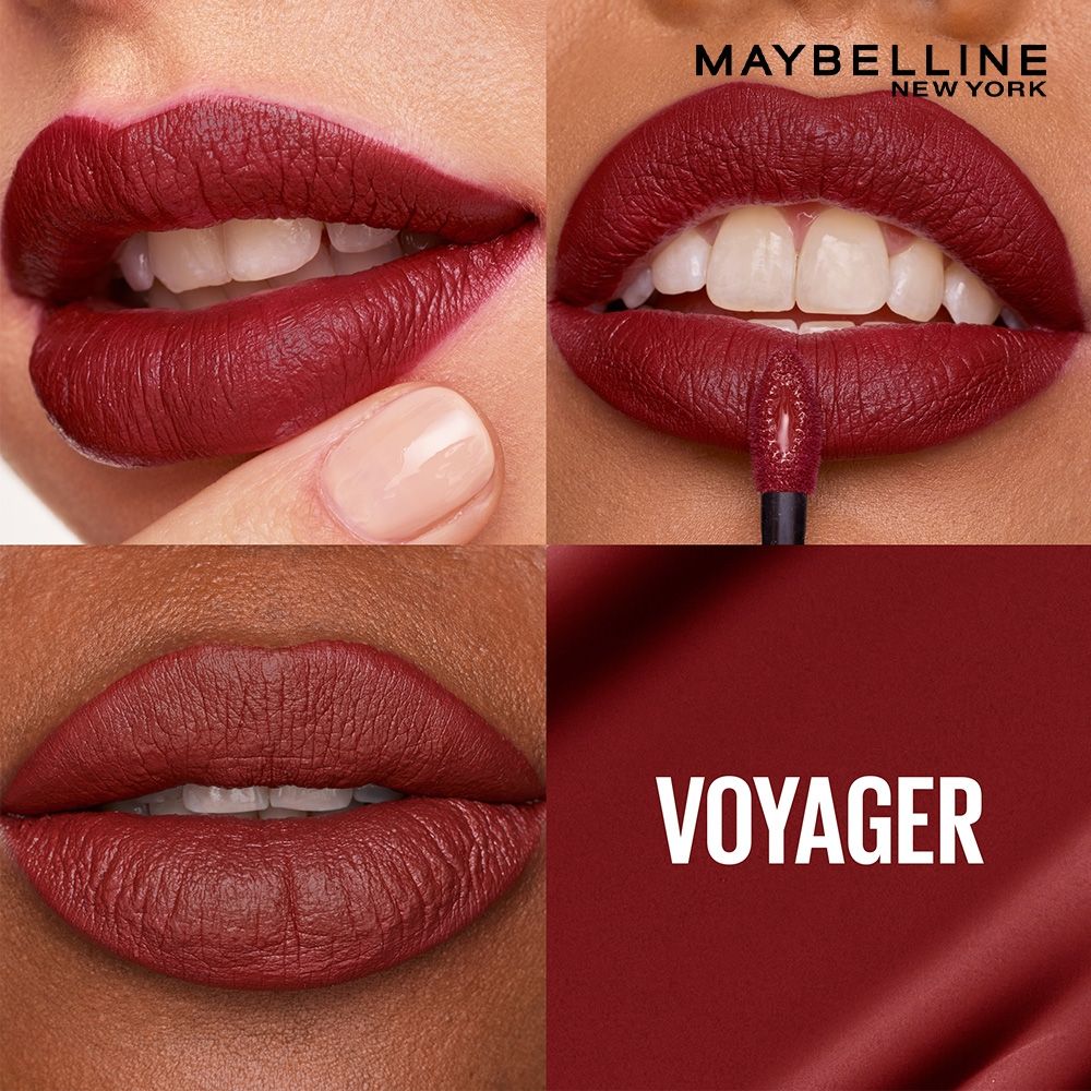 Maybelline New York Super Stay Matte Ink Liquid Lipstick, Lasts Up to 16 Hours - 50 Voyager