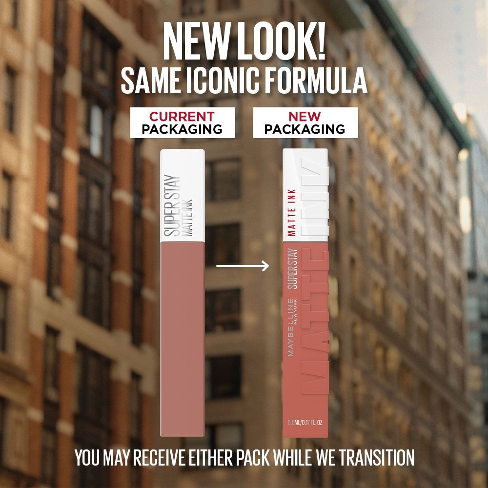Maybelline New York Super Stay Matte Ink Liquid Lipstick, Lasts Up to 16 Hours - 65 Seductress
