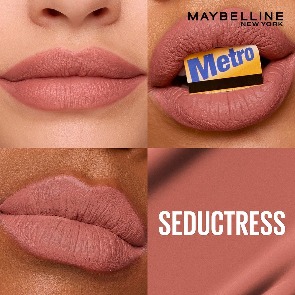 Maybelline New York Super Stay Matte Ink Liquid Lipstick, Lasts Up to 16 Hours - 65 Seductress
