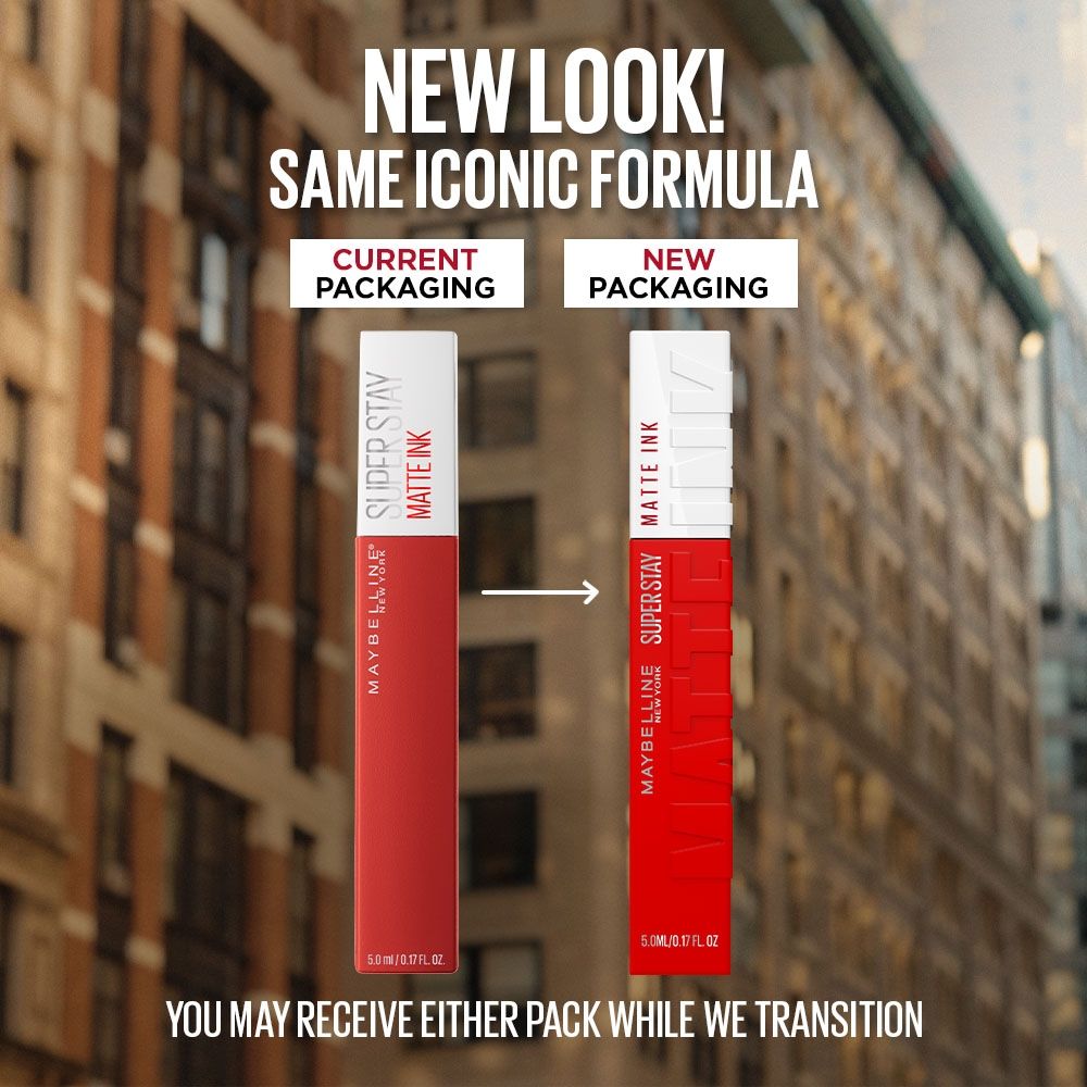 Maybelline New York Super Stay Matte Ink Liquid Lipstick, Lasts Up to 16 Hours - 118 Dancer