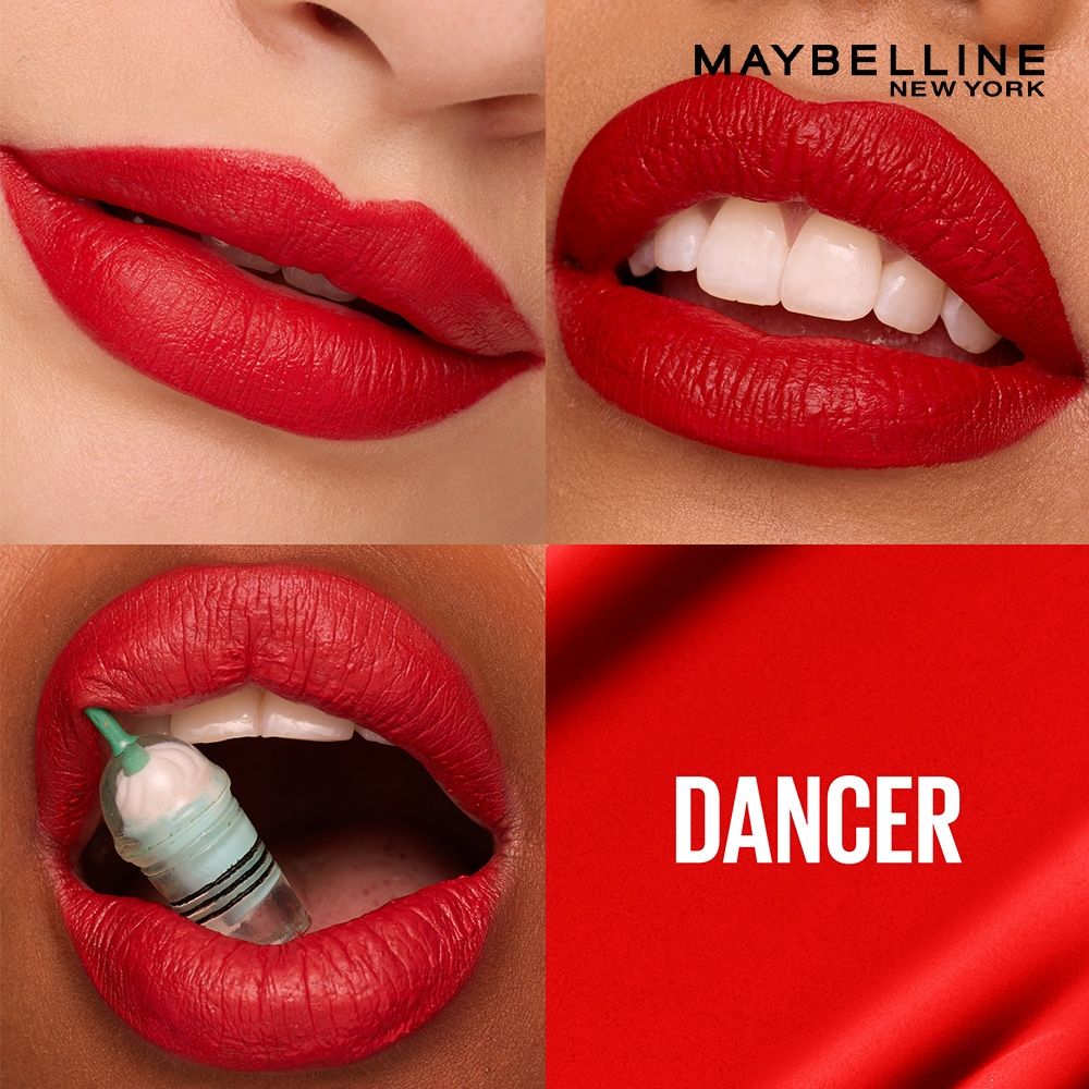 Maybelline New York Super Stay Matte Ink Liquid Lipstick, Lasts Up to 16 Hours - 118 Dancer