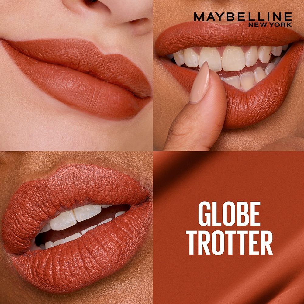 Maybelline New York Super Stay Matte Ink Liquid Lipstick, Lasts Up to 16 Hours - 135 Globe Trotter