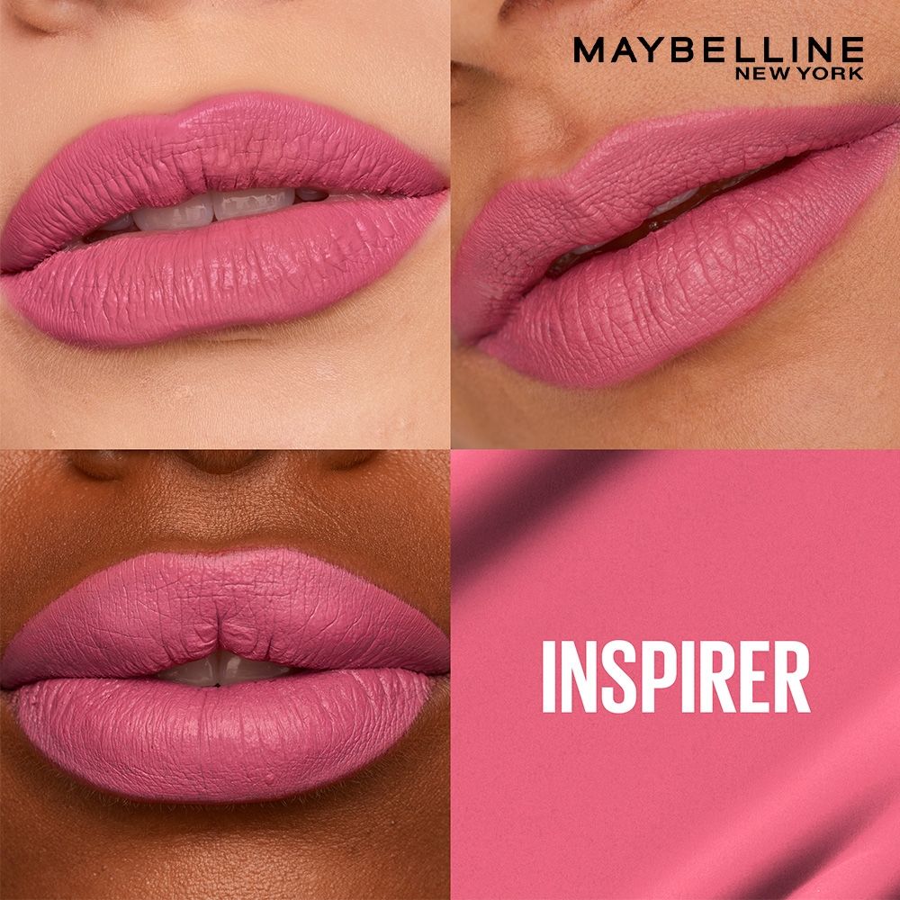 Maybelline New York Super Stay Matte Ink Liquid Lipstick, Lasts Up to 16 Hours - 125 Inspirer