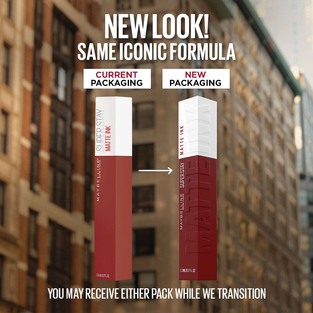 Maybelline New York Super Stay Matte Ink Liquid Lipstick, Lasts Up to 16 Hours - 245 Seeker