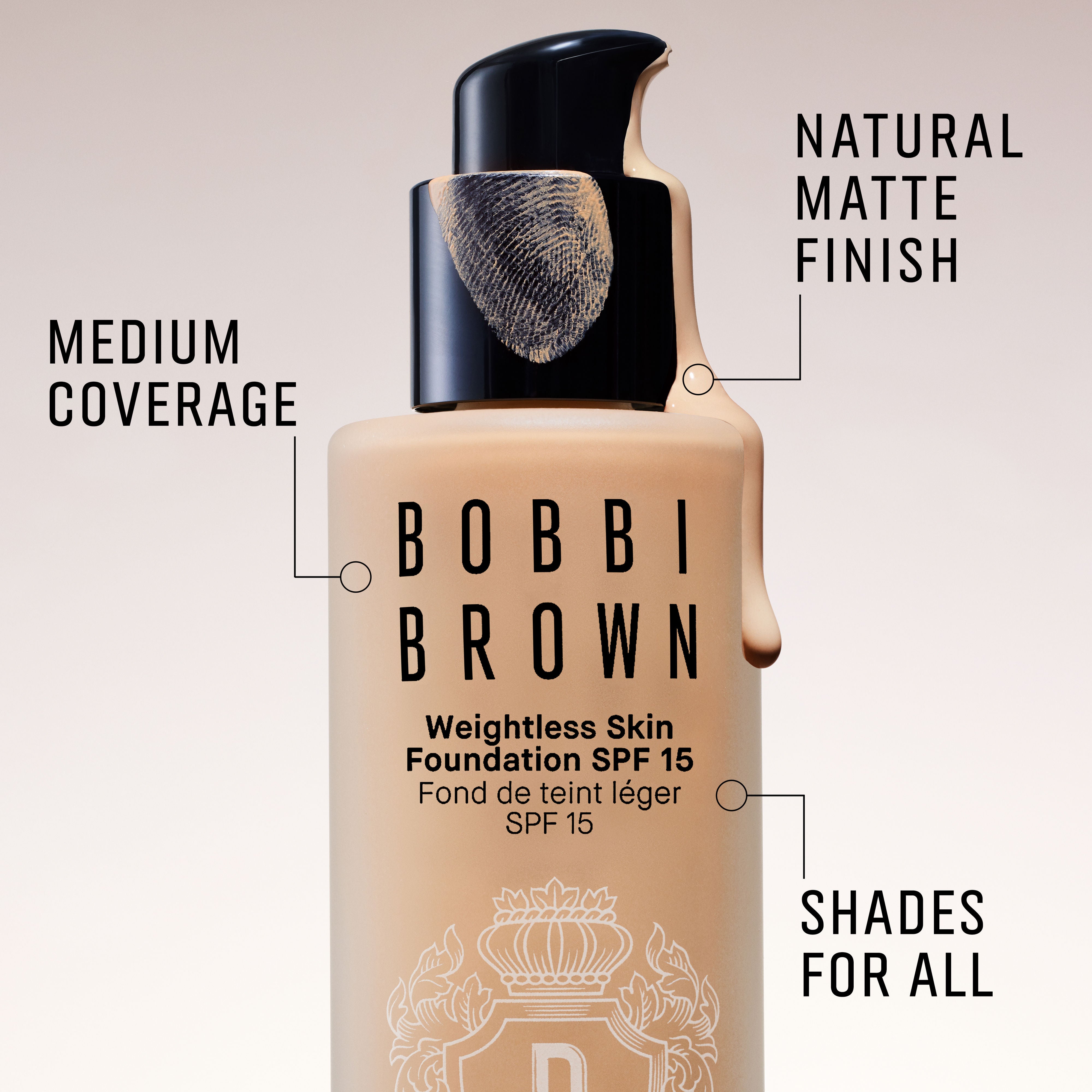 Bobbi Brown Weightless Skin Natural Matte Finish Foundation SPF 15 - Natural (30ml)