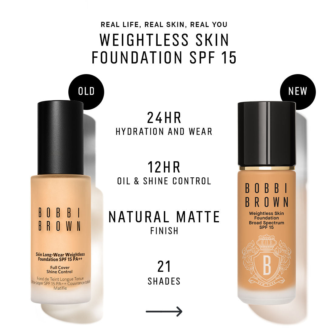 Bobbi Brown Weightless Skin Natural Matte Finish Foundation SPF 15 - Golden (30ml)