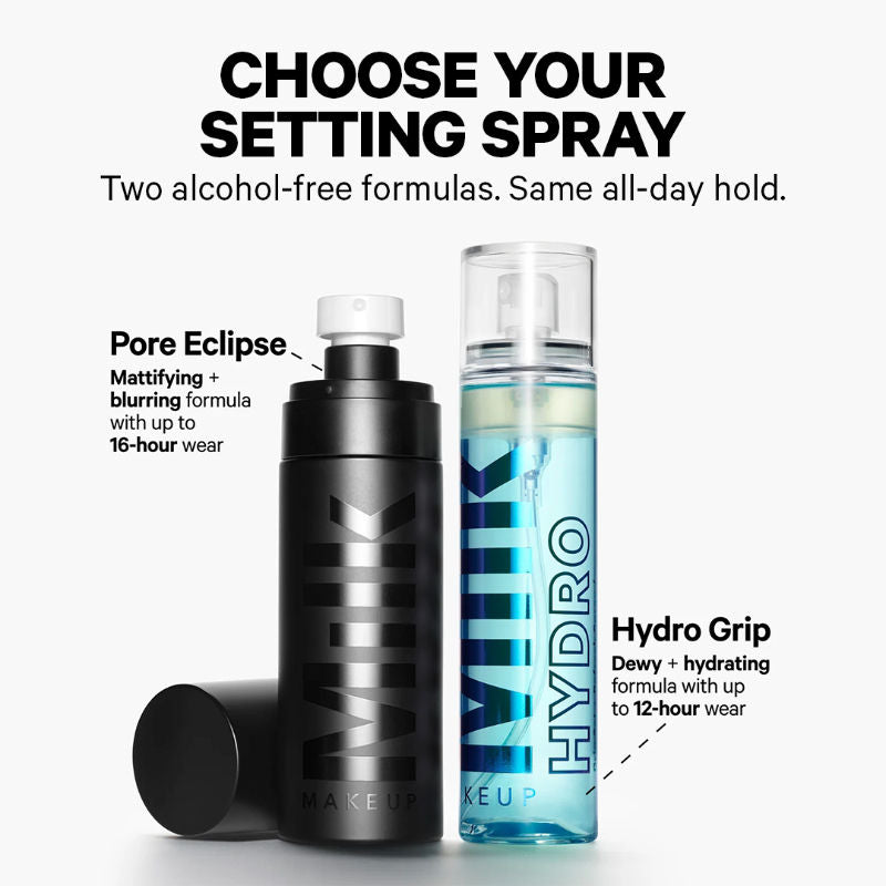 MILK MAKEUP Hydro Grip Set + Refresh Spray Travel Size (50ml)