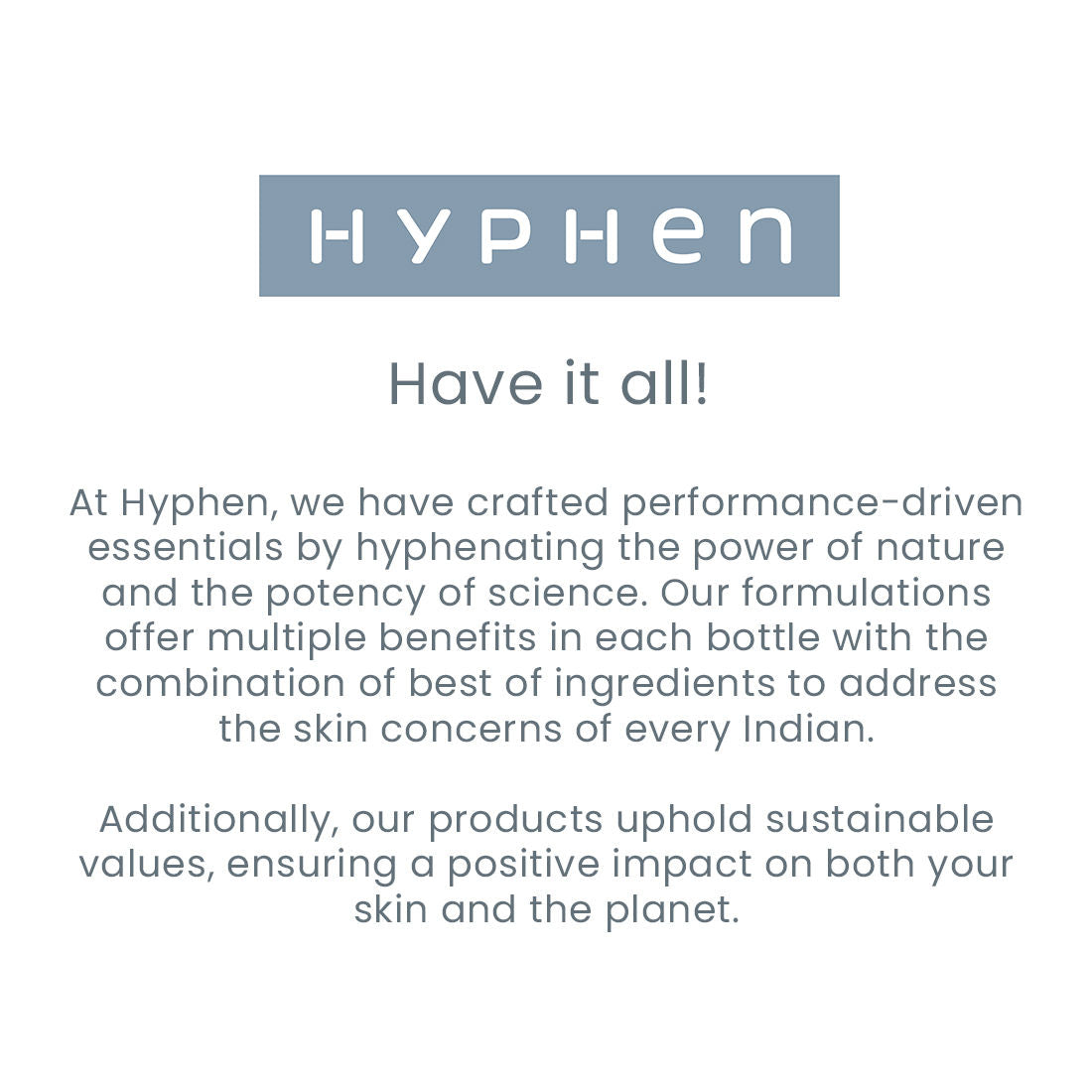 Hyphen Ultra Light Water Sunscreen SPF 50 PA++++ (50ml)