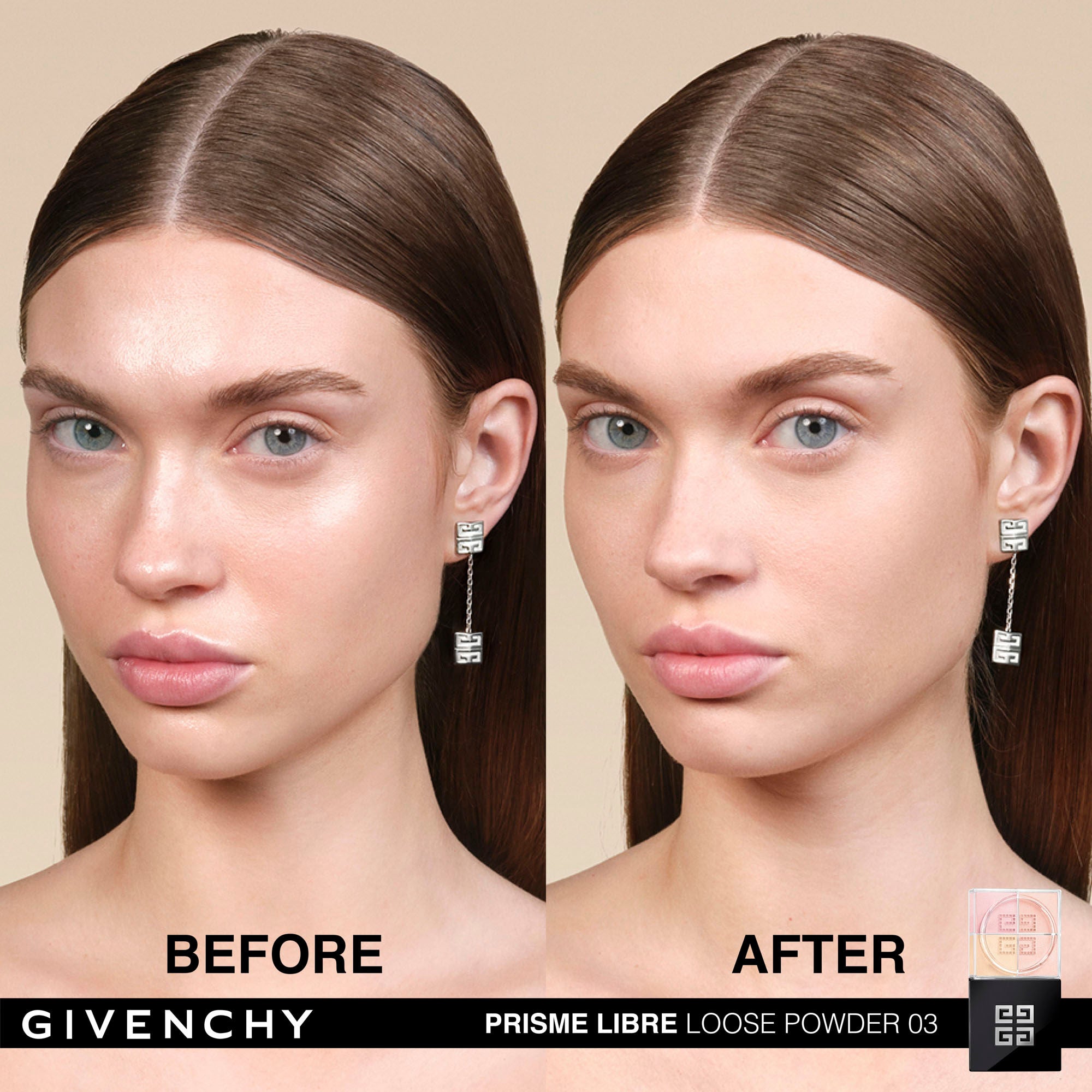 Givenchy Prisme Libre 4-Color Loose Powder - No03 Voile Rose (10g)