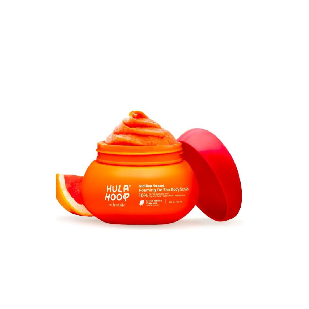 Foxtale Hula Hoop Foaming 10% De-Tan Body Scrub (200g)