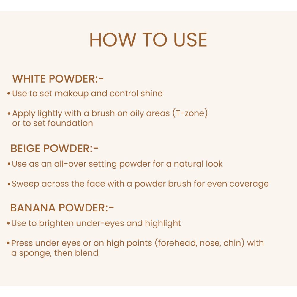 Shopaarel Flawless Fixing Powder - SFFP01-White (20g)