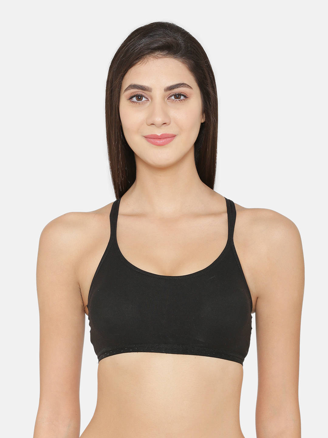 Abelino Pack of 2 Stylist Back Cotton Bras - Multi-Color (30B) · 30B