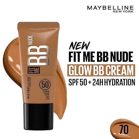 Maybelline New York - Fit Me BB Nude Spf 50 Glow BB Cream (25ML)