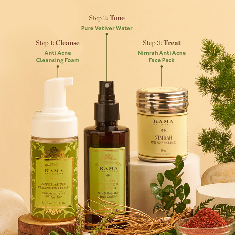 Kama Ayurveda Anti Acne Cleansing Foam - 100ml