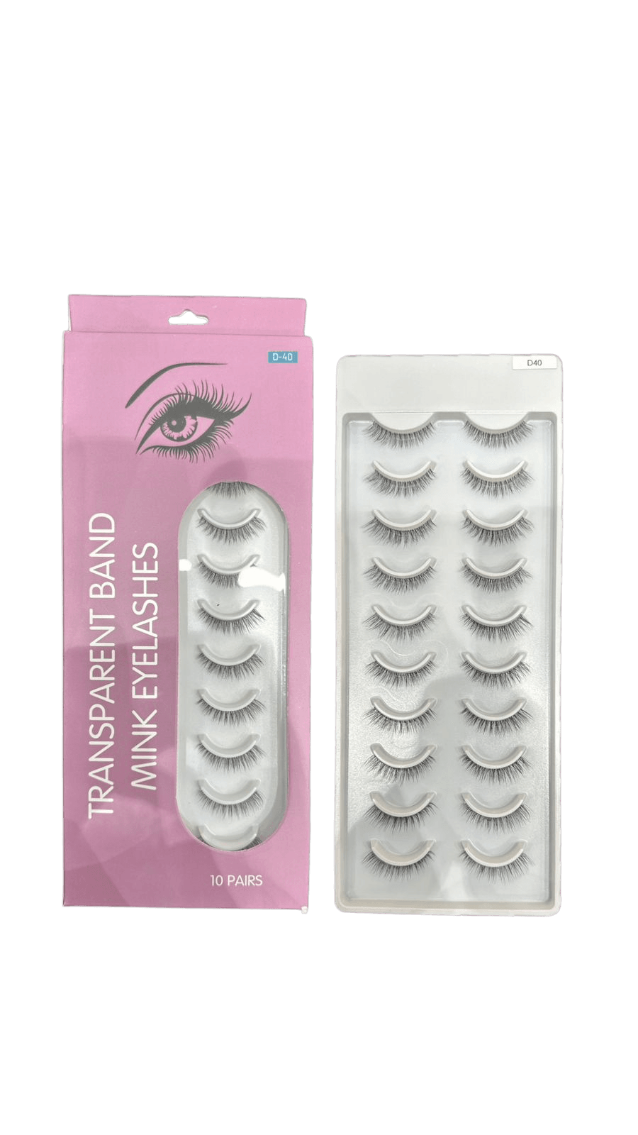 Transparent Band Mink Eyelashes