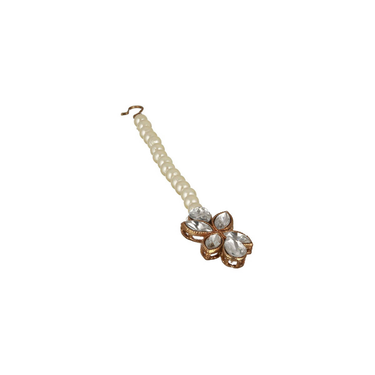 Aatmana Traditional Stone Studded and Pearls Jewellery Set