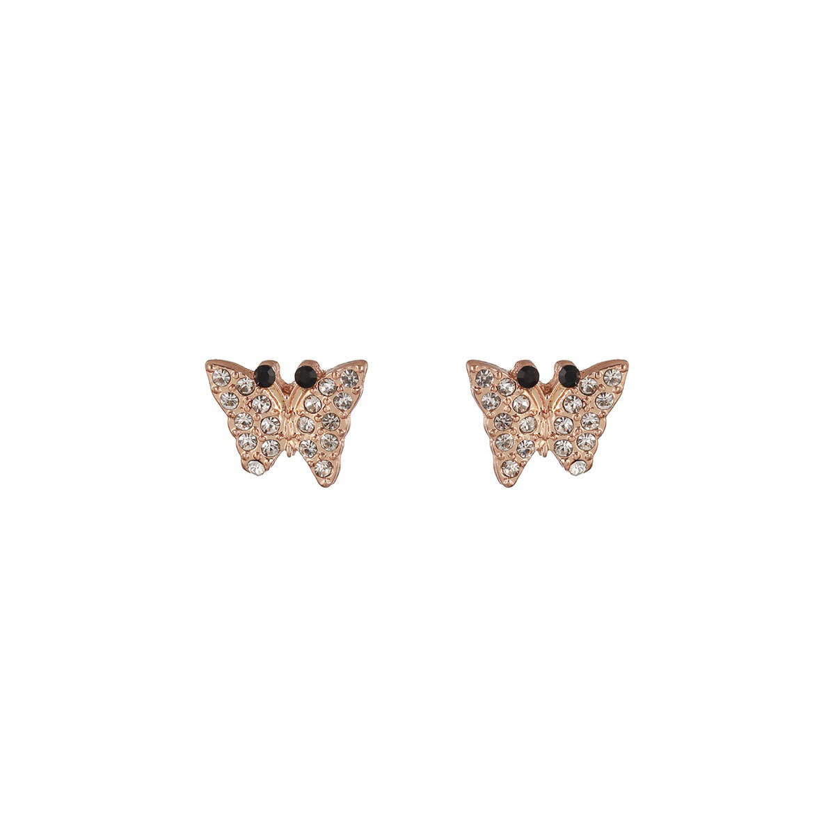 Aatmana Set of 3 Gold-Plated Heart Shaped Stud Earrings
