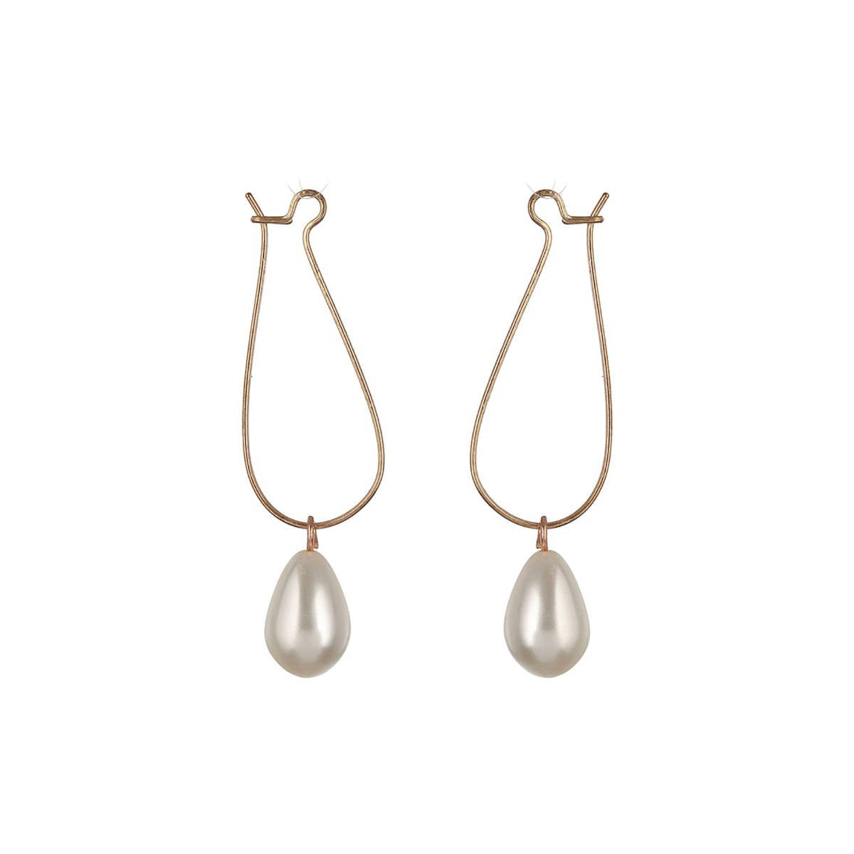 Aatmana Set of 6 Gold-Plated Pearl Drop Earrings