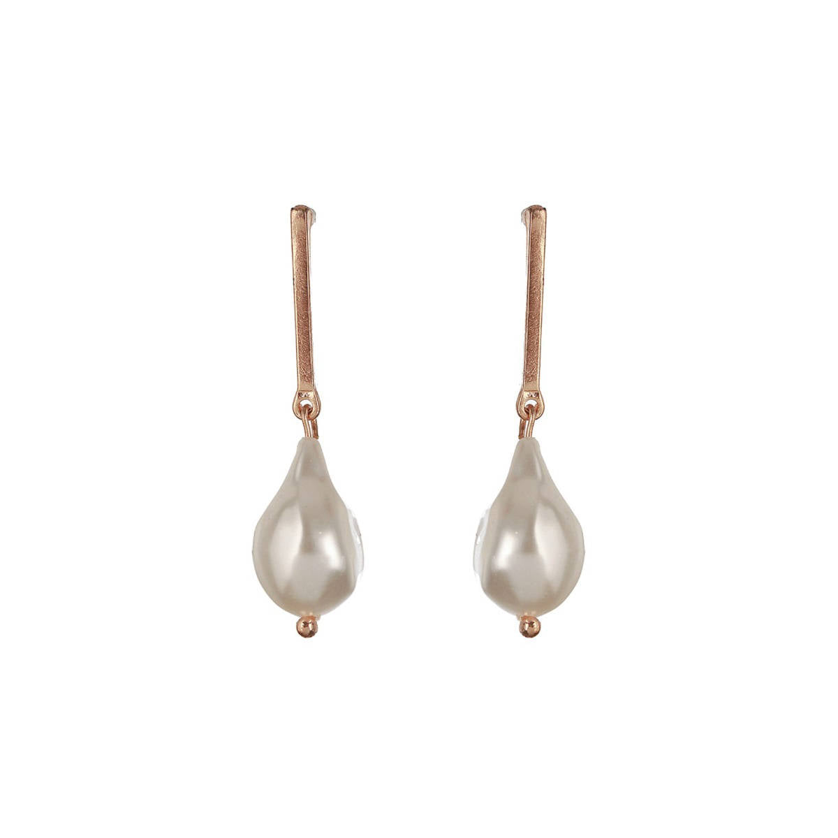 Aatmana Set of 6 Gold-Plated Pearl Drop Earrings