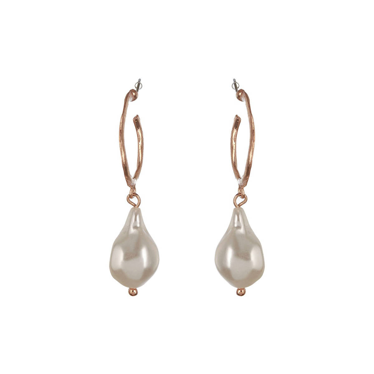 Aatmana Set of 6 Gold-Plated Pearl Drop Earrings