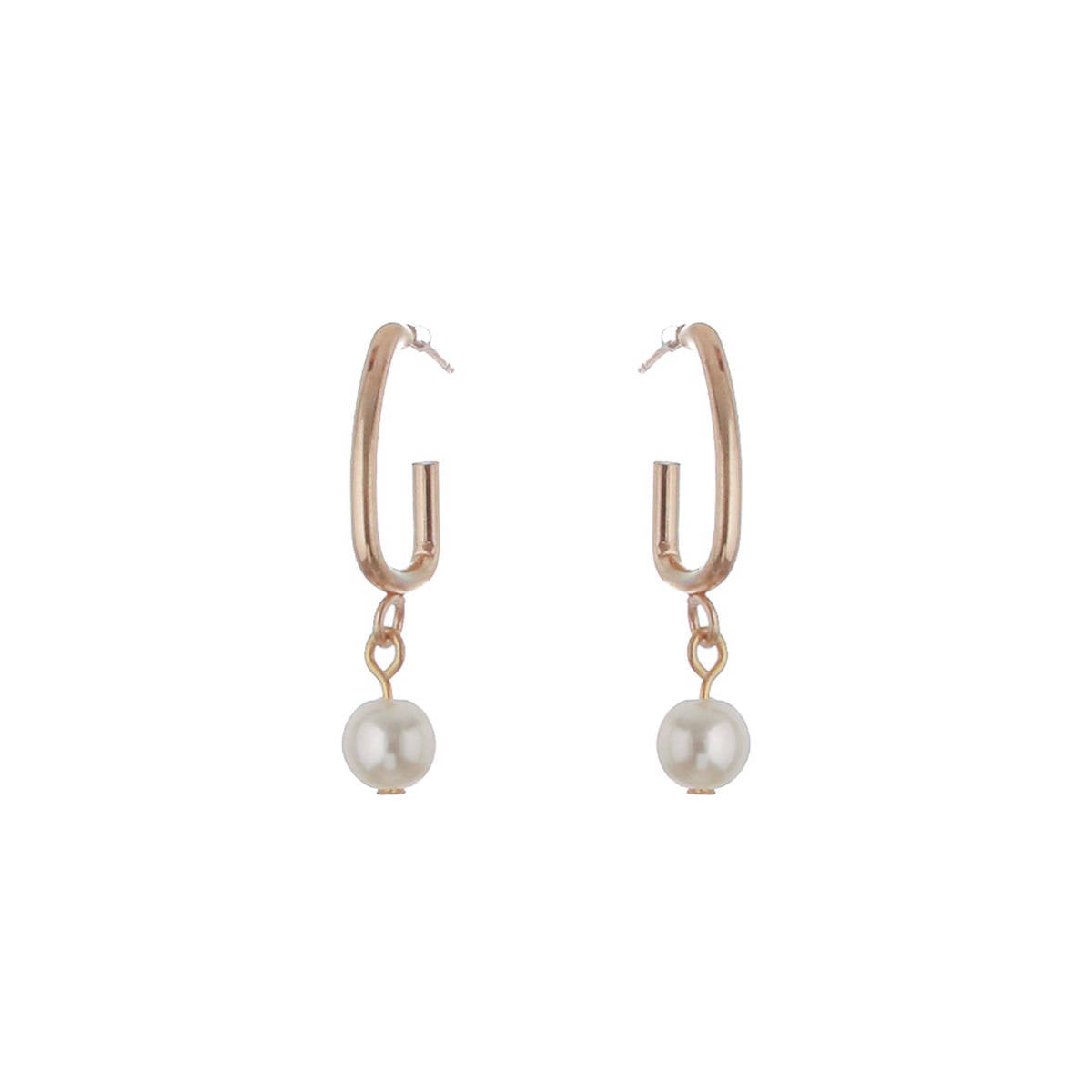 Aatmana Woman Gold-Toned and White Gold-Plated Necklace with Earrings