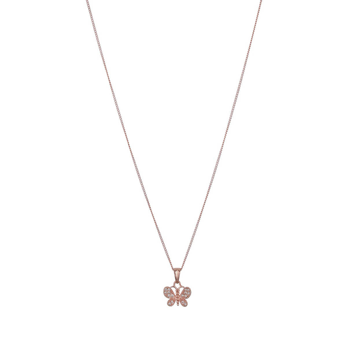 Aatmana Set of 2 Rose gold Plated and Floral Gold Plated Necklace