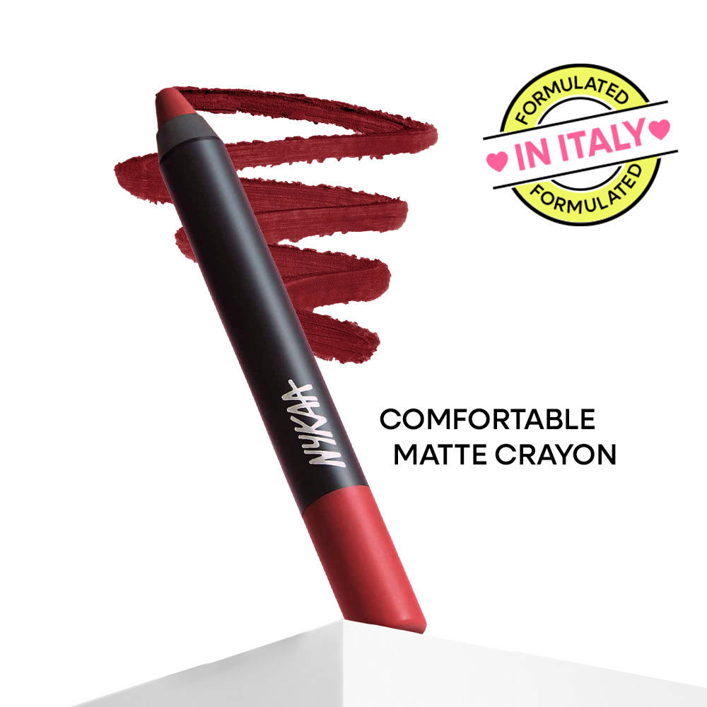 Nykaa Matte-ilicious Lip Crayon
