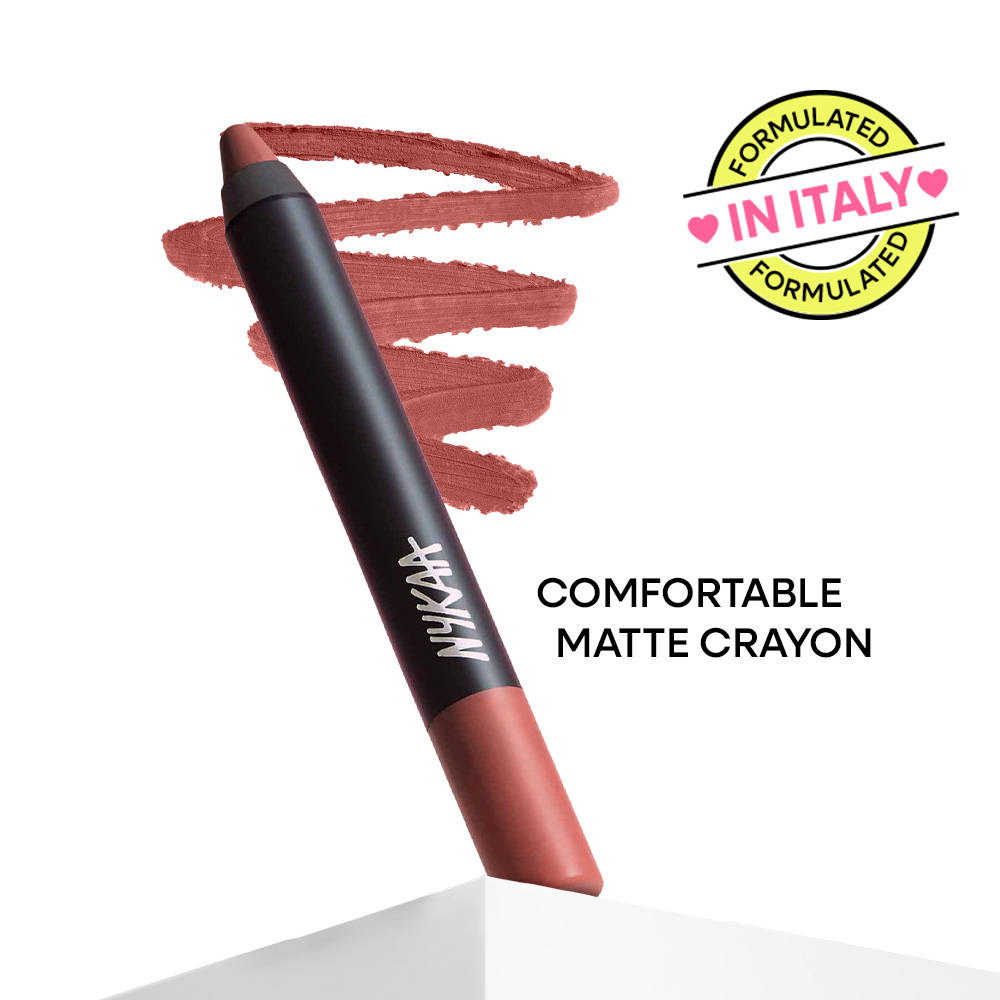 Nykaa Matte-ilicious Lip Crayon