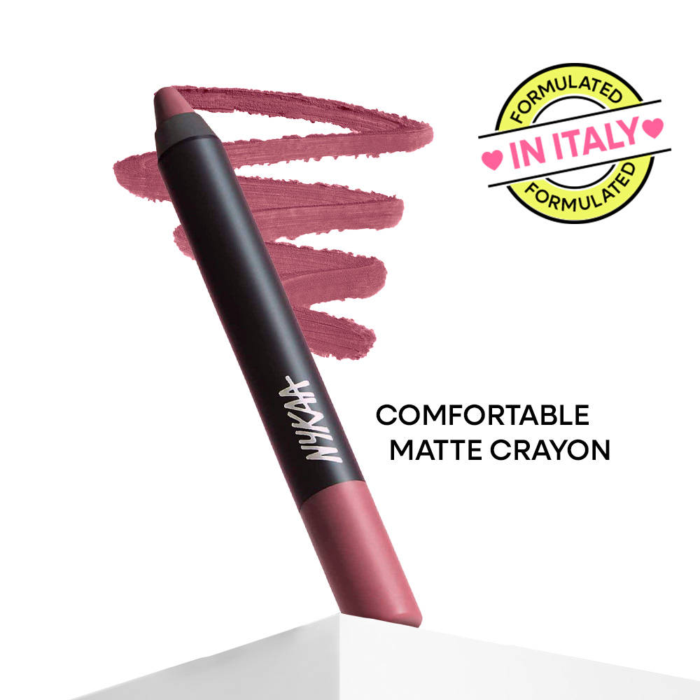 Nykaa Matte-ilicious Lip Crayon