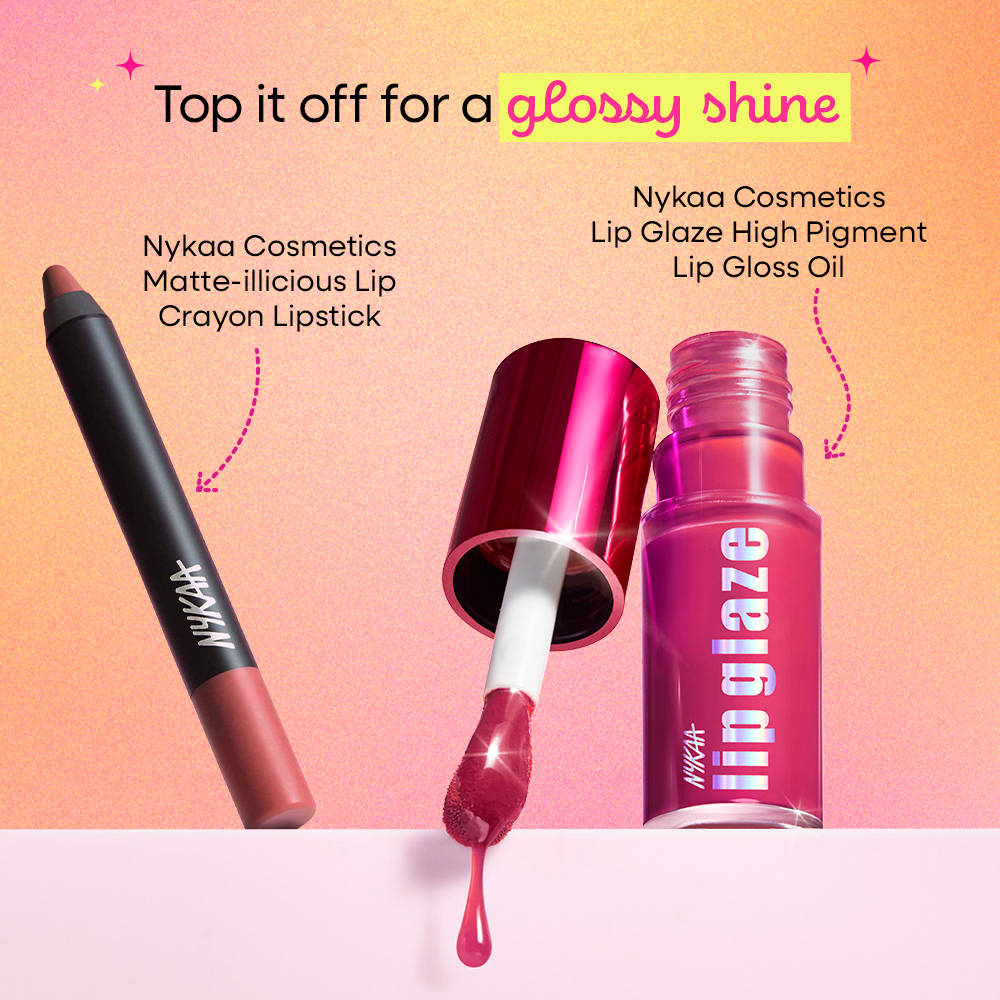 Nykaa Matte-ilicious Lip Crayon