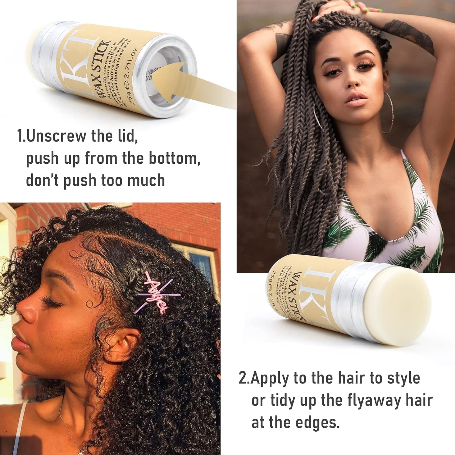 IKT - Hair Wax Stick (Floral) (75g)