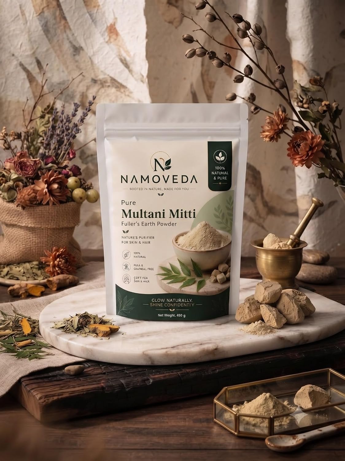 Natural Multani Mitti 900g | Fuller’s Earth Clay Powder