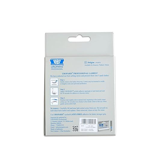 Uroparis Eyelashes 5 Pairs 51