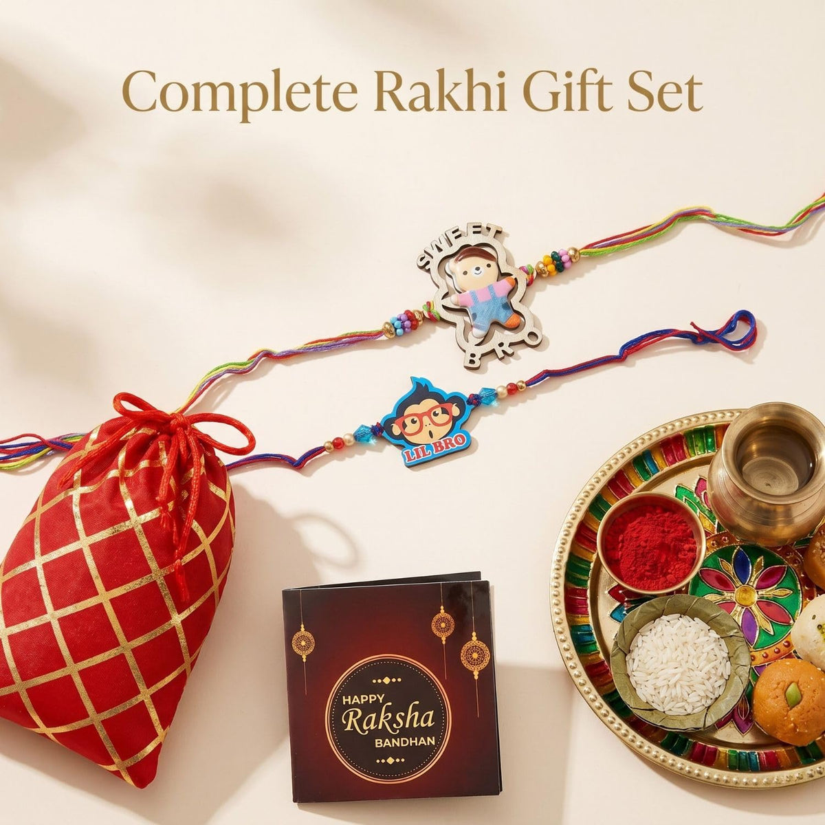Kalakriti Cartoon Character Rakhi Set of 2 for Kids Brother – Fun & Colorful Rakshabandhan for Boys & Toddlers RakhiGanesh