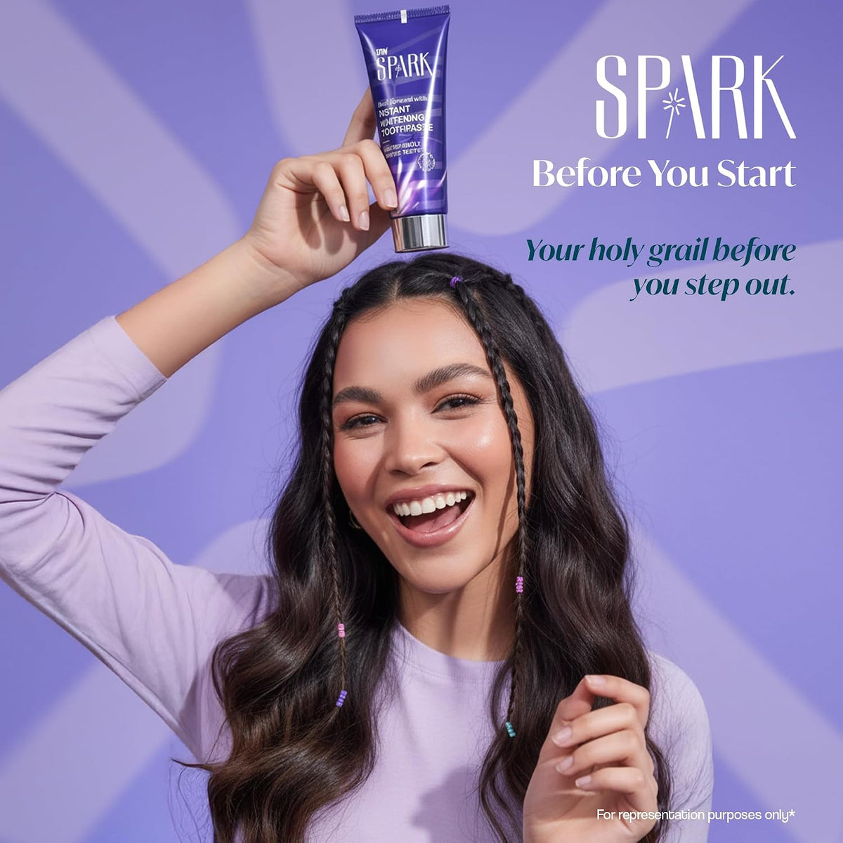 STIM Spark Instant Whitening Toothpaste | Instantly Whiter Looking Teeth