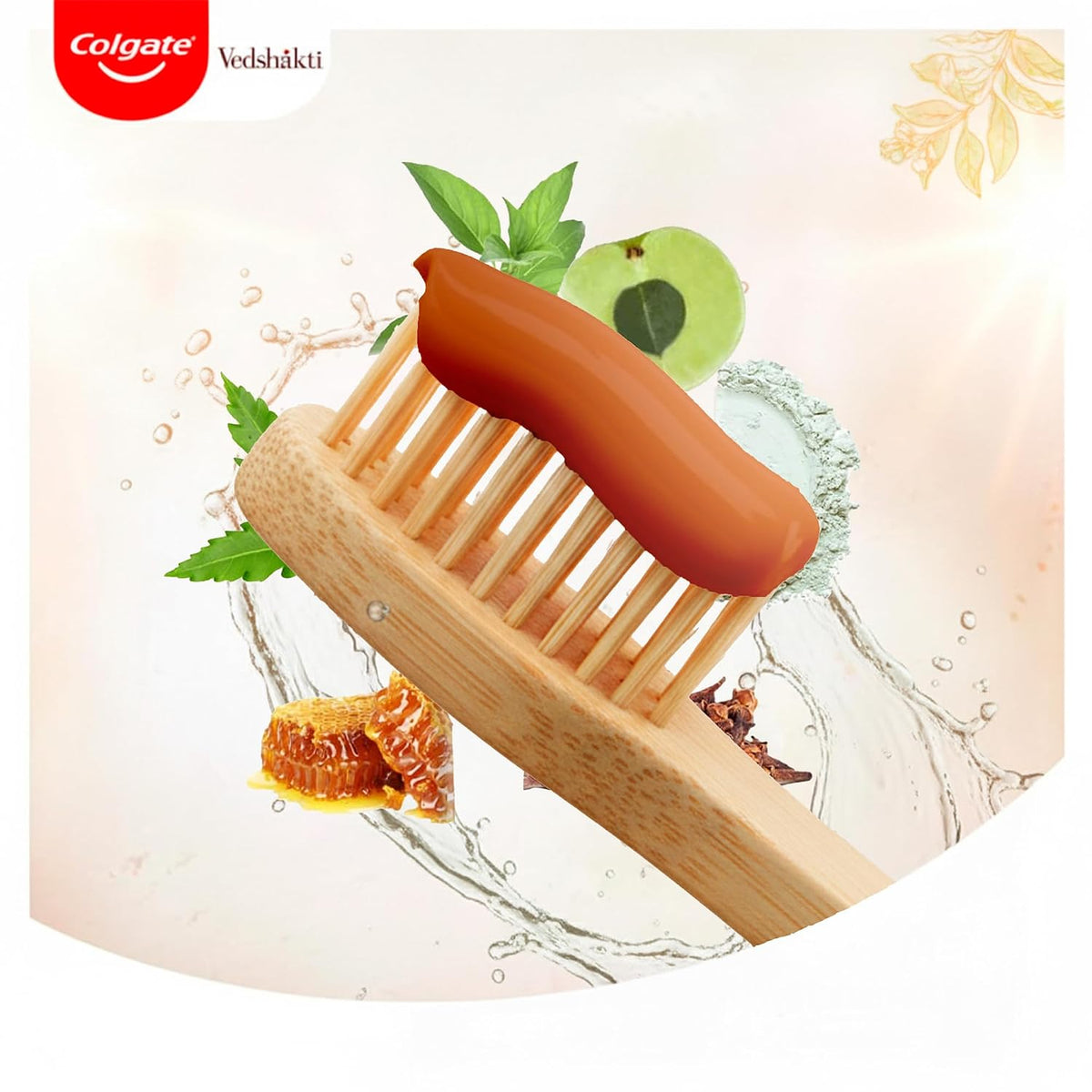 Colgate Swarna Vedshakti Ayurvedic Oral Care Toothpaste with anti-germ properties for whole mouth protection - 200gm