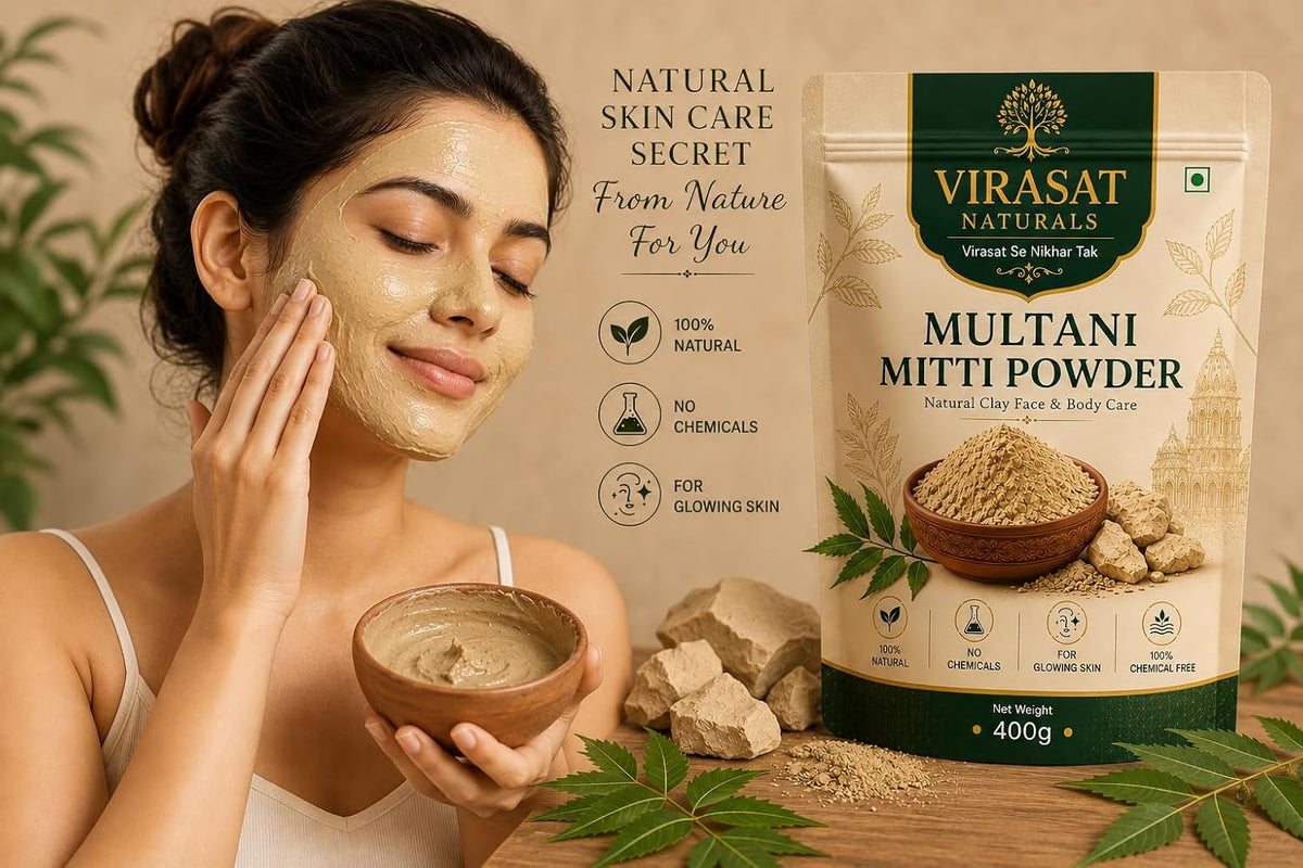 Multani Mitti Powder 400g, Natural Clay