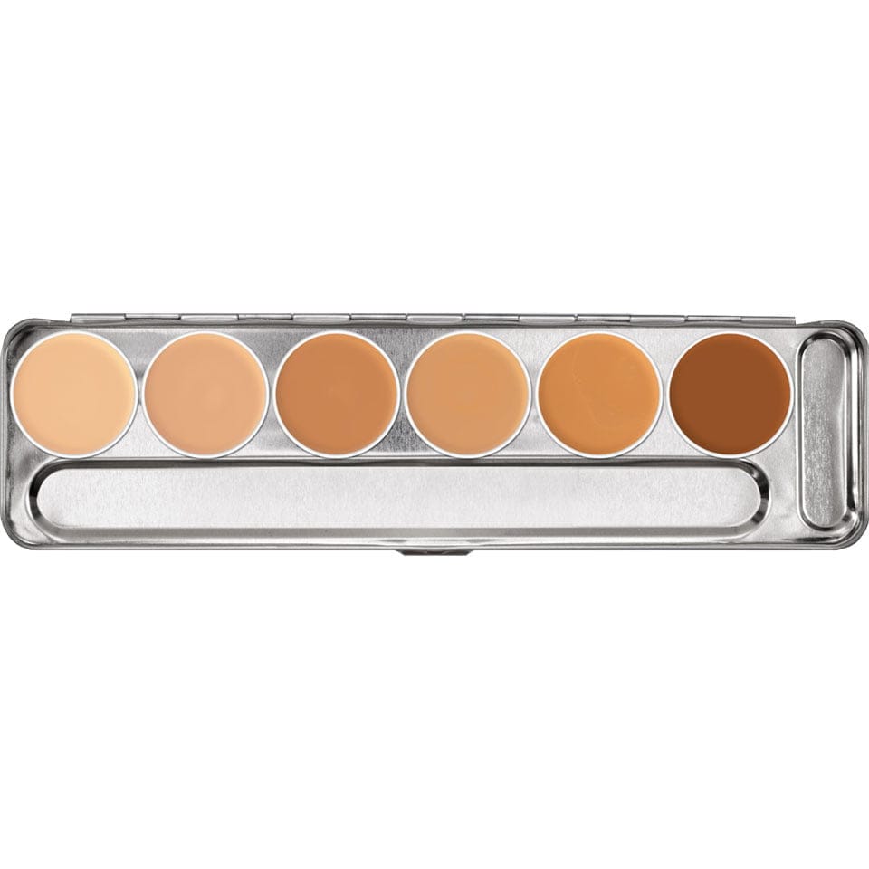 KRYOLAN - DERMACOLOR CAMOUFLAGE CREME PALETTE (Bridal) 6 Shades