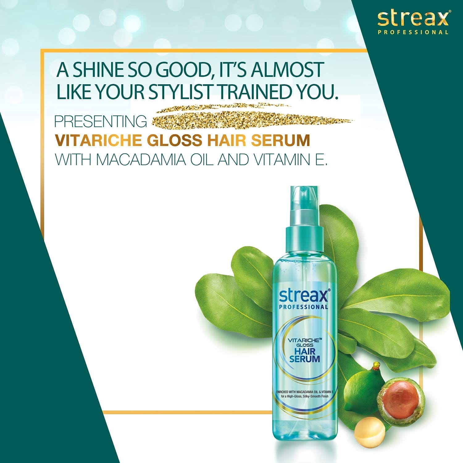 Streax Professional - Vitariche Gloss Hair Serum (200mL)