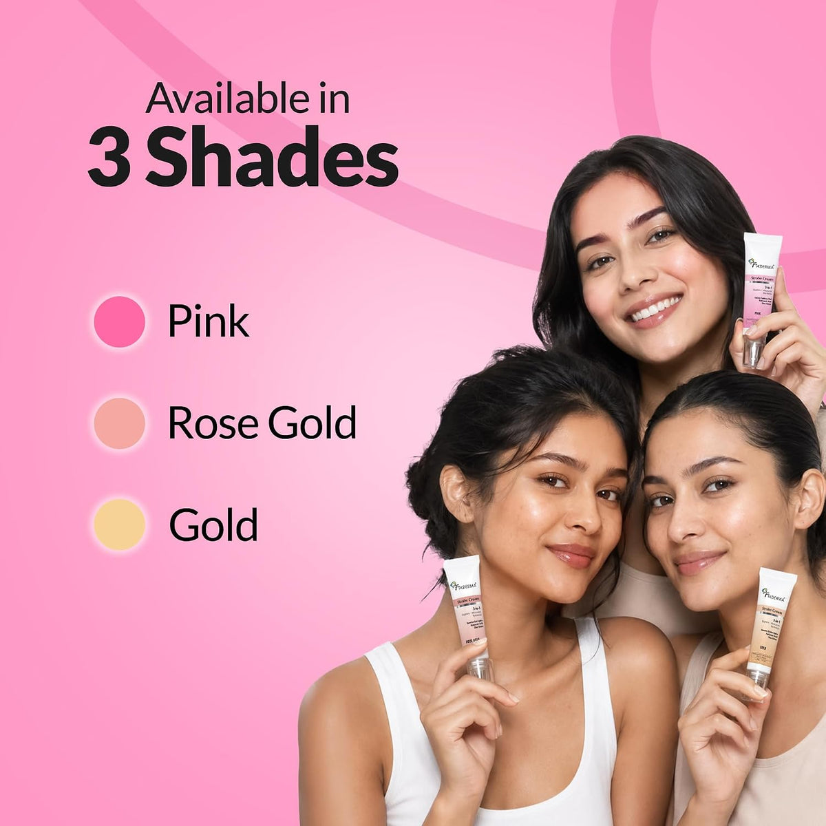 Fixderma Strobe Cream Pink 30g | Primer + Highlighter + Moisturizer | Shea Butter & Hyaluronic Acid | Intense Hydration | Flawless Radiant Dewy Skin | Illuminat