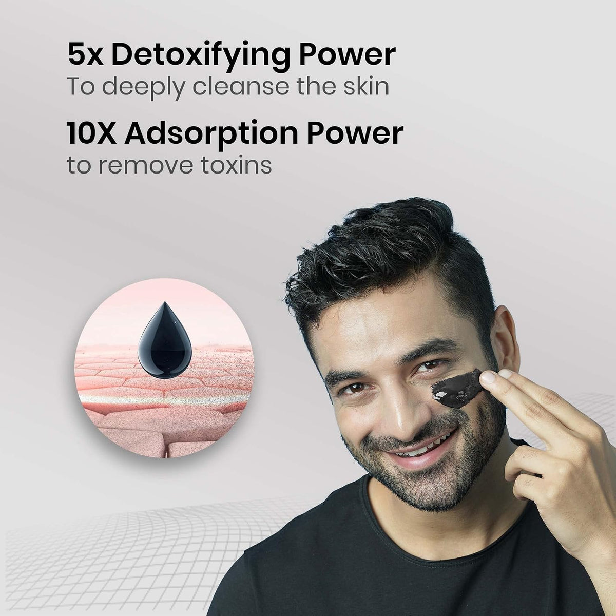 Bombay Shaving Company Activated Peel Off Mask with 5X Detoxifying Power, fights pollution and De-Tans skin, 2 x 100 g (Value Pack of 2)