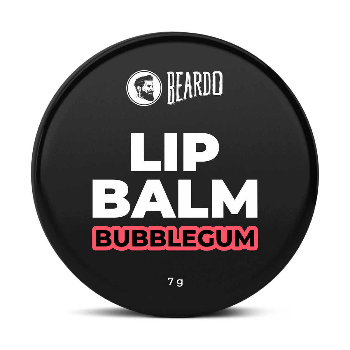 Beardo Bubblegum Non Tinted Lip Balm for Men, 7g | Lip Care For Soft Kissable Lips | Lip Mask For Dry, Cracked and Chapped lips | Repair & Protection Bubble Gum