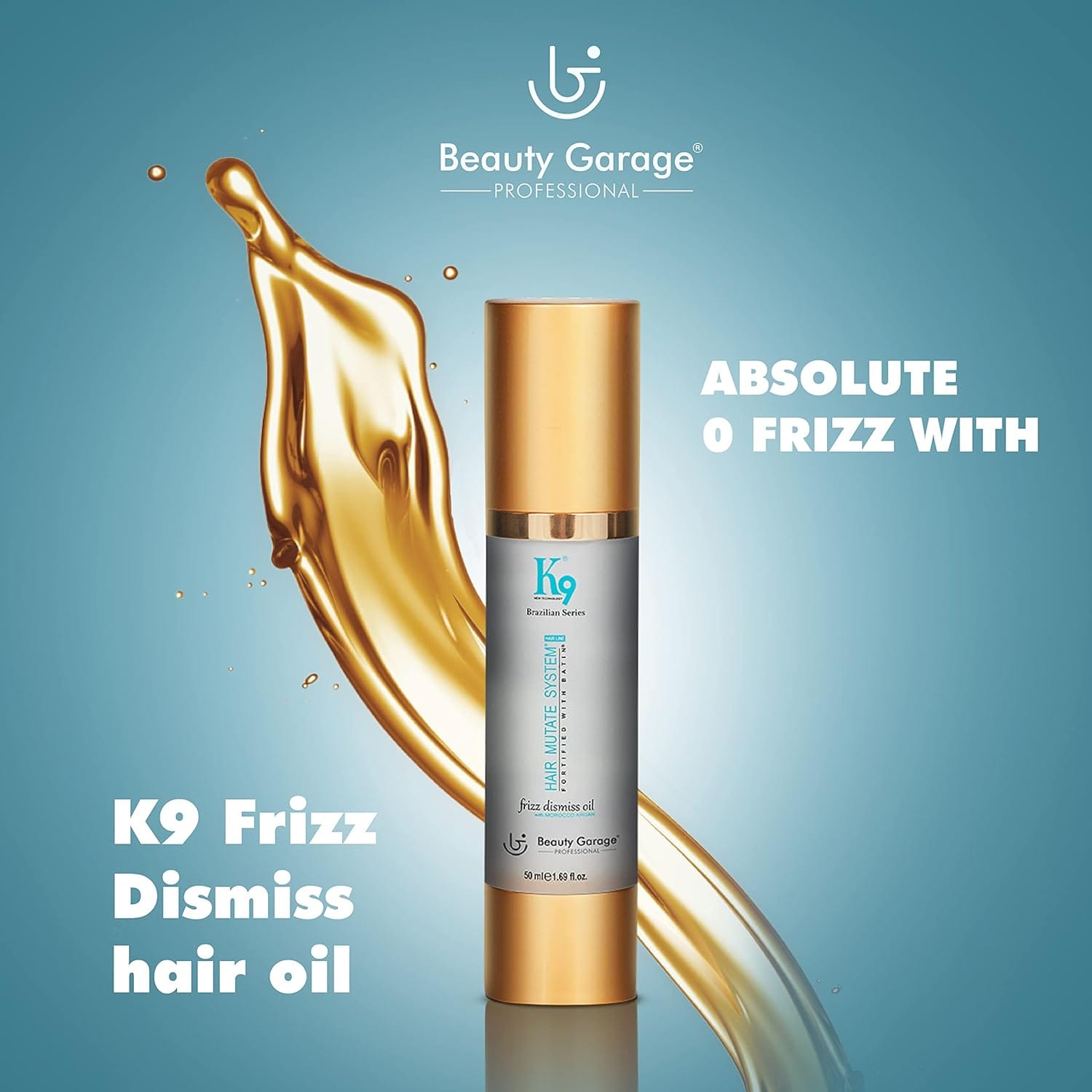 Beauty Garage - K9 Frizz Dismiss Hair Oil with Morocco Argan (50mL)
