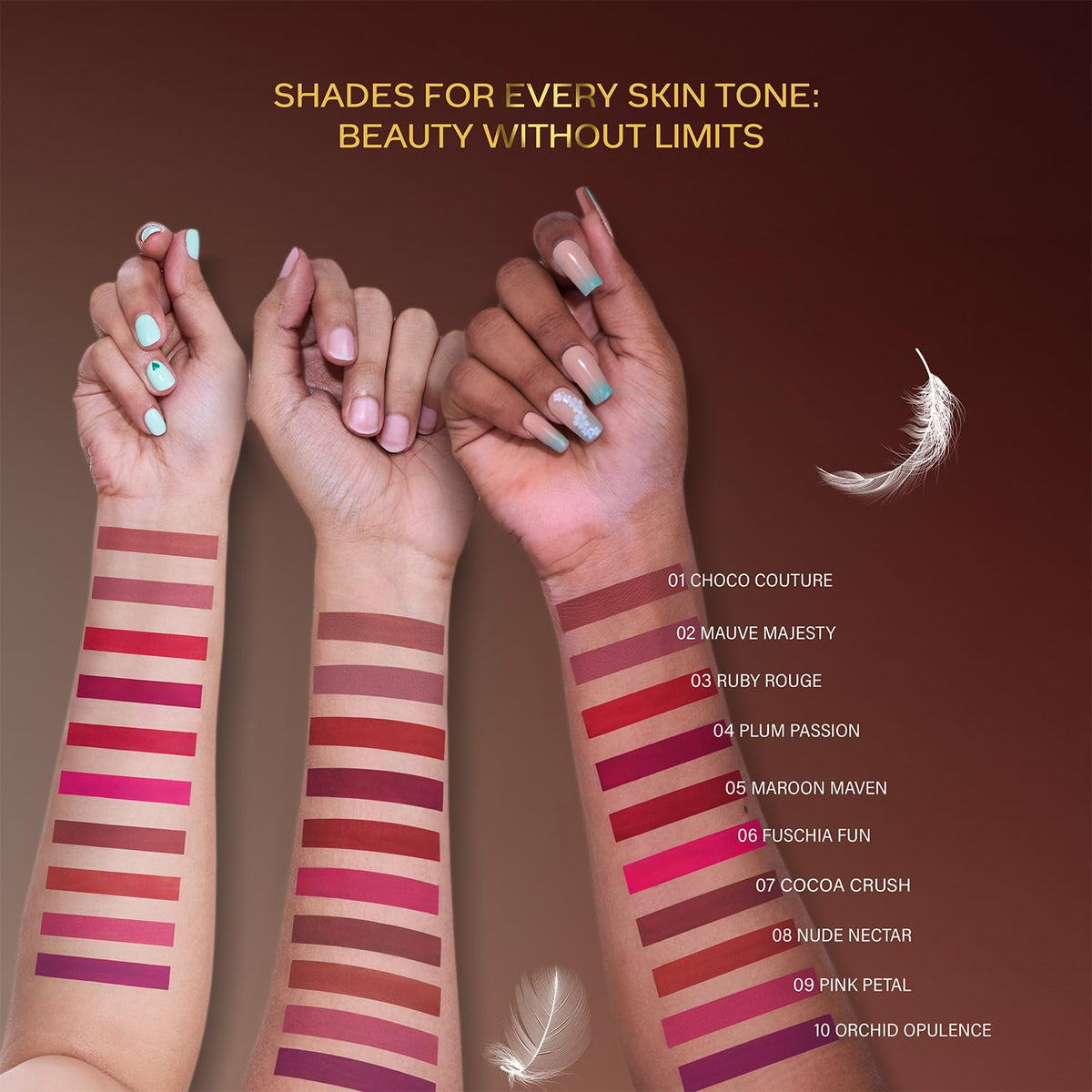 FACES CANADA Comfy Matte Wow Liquid Lipstick - Orchid Opulence 10 (Plum) 3.8ml | One Swipe Application | Highly Pigmented | Comfortable Wear | Glides Smoothly |